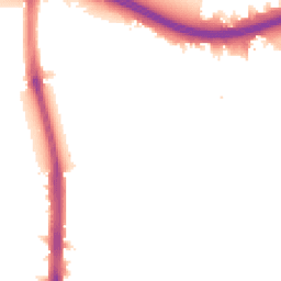 Night-time road noise heatmap for N18 1DX