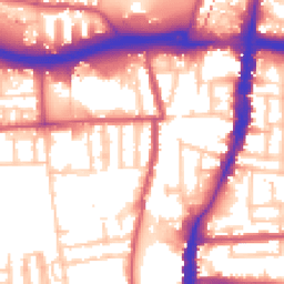 Daytime road noise heatmap for N18 1EY