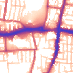 Daytime road noise heatmap for N18 1HN