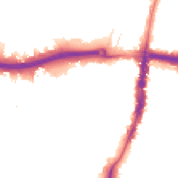 Night-time road noise heatmap for N18 1HW