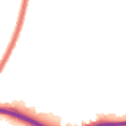 Night-time road noise heatmap for N18 1LT
