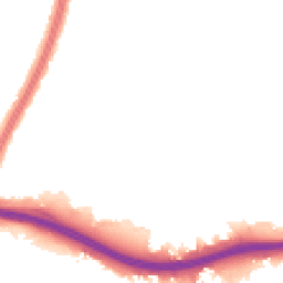 Night-time road noise heatmap for N18 1NU