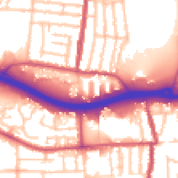 Daytime road noise heatmap for N18 1PE