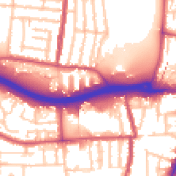 Daytime road noise heatmap for N18 1PH