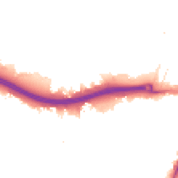 Night-time road noise heatmap for N18 1PH
