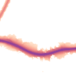 Night-time road noise heatmap for N18 1PY