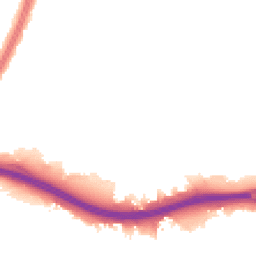 Night-time road noise heatmap for N18 1PZ