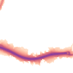 Night-time road noise heatmap for N18 1QL