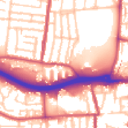 Daytime road noise heatmap for N18 1RP