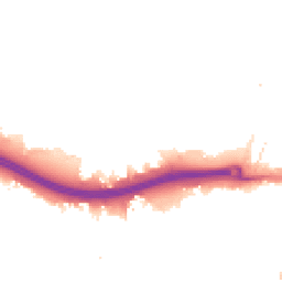 Night-time road noise heatmap for N18 1RP