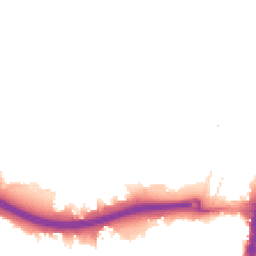 Night-time road noise heatmap for N18 1RU