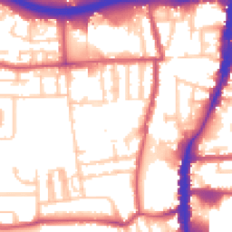 Daytime road noise heatmap for N18 1TP