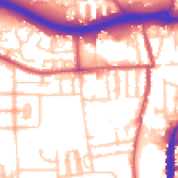 Daytime road noise heatmap for N18 1TR