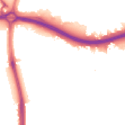 Night-time road noise heatmap for N18 1XH