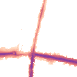 Night-time road noise heatmap for N18 2BX