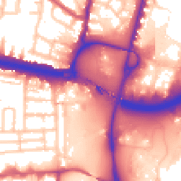 Daytime road noise heatmap for N18 2DX