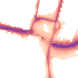 Night-time road noise heatmap for N18 2DX