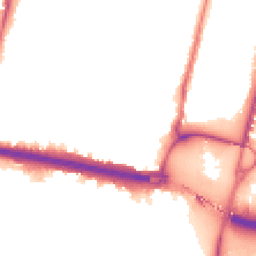 Night-time road noise heatmap for N18 2HJ