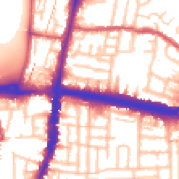 Daytime road noise heatmap for N18 2QN