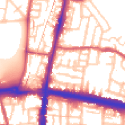 Daytime road noise heatmap for N18 2QX