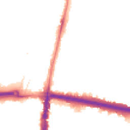 Night-time road noise heatmap for N18 2QX