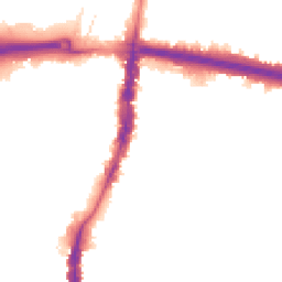 Night-time road noise heatmap for N18 2RA