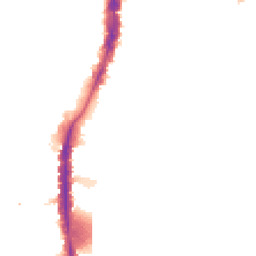 Night-time road noise heatmap for N18 2RU
