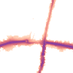 Night-time road noise heatmap for N18 2UA