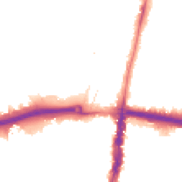 Night-time road noise heatmap for N18 2UF