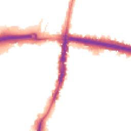 Night-time road noise heatmap for N18 2XA