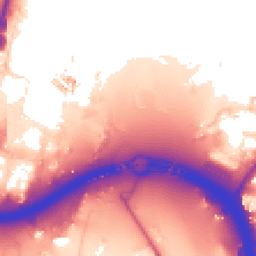 Daytime road noise heatmap for N18 3BJ