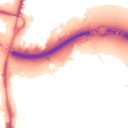Night-time road noise heatmap for N18 3HA