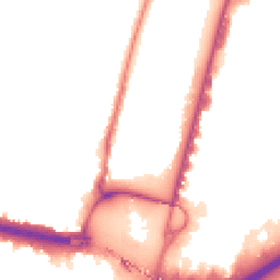 Night-time road noise heatmap for N18 3PN