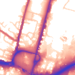 Daytime road noise heatmap for N18 3PP