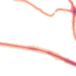 Night-time road noise heatmap for N2 0AD