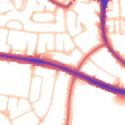 Daytime road noise heatmap for N2 0AH