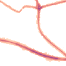 Night-time road noise heatmap for N2 0AN