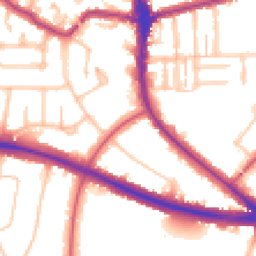 Daytime road noise heatmap for N2 0AP