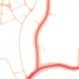 Daytime road noise heatmap for N2 0BJ