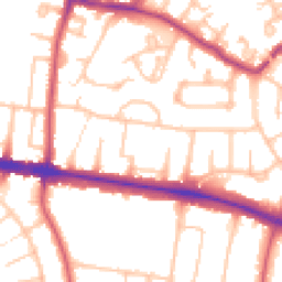 Daytime road noise heatmap for N2 0DF