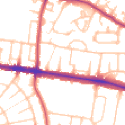 Daytime road noise heatmap for N2 0DH