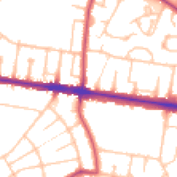 Daytime road noise heatmap for N2 0DR