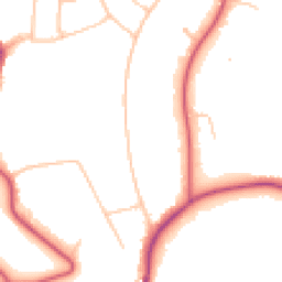 Daytime road noise heatmap for N2 0FA
