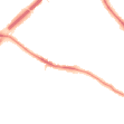 Night-time road noise heatmap for N2 0FE