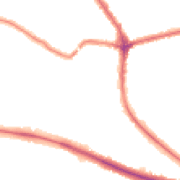 Night-time road noise heatmap for N2 0HU