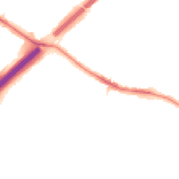 Night-time road noise heatmap for N2 0JT