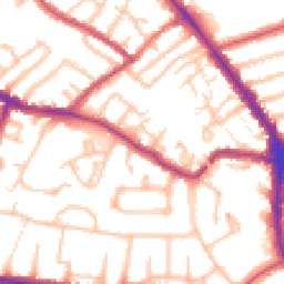 Daytime road noise heatmap for N2 0LZ