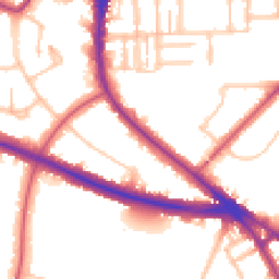 Daytime road noise heatmap for N2 0NT