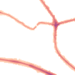 Night-time road noise heatmap for N2 0PS