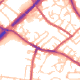 Daytime road noise heatmap for N2 0SS